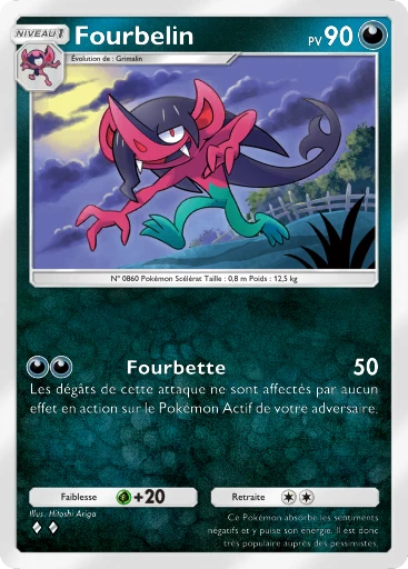 Carte Pokémon Fourbelin de l'extension Méga-Ascension