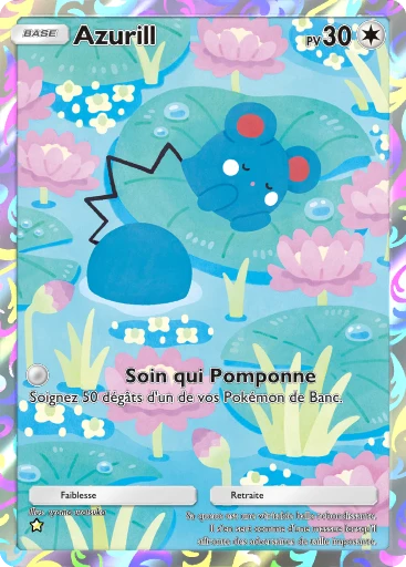 Carte Pokémon Azurill de l'extension Source Secrète
