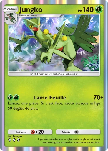 Carte Pokémon Jungko de l'extension Aura Palpitante