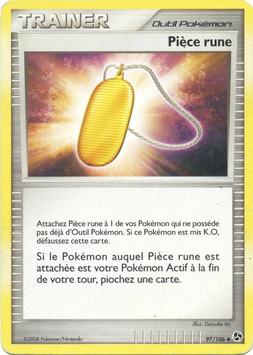 Carte Pokémon Pièce rune de l'extension Duels au Sommets