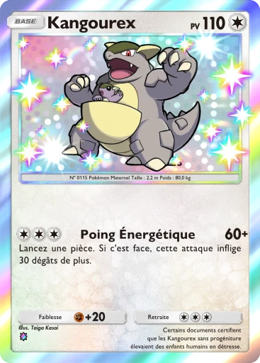 Carte Pokémon Kangourex de l'extension Jours Heureux