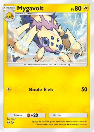 Carte Pokémon Mygavolt de l'extension Méga-Ascension