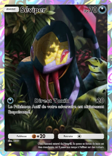 Carte Pokémon Séviper de l'extension Aura Palpitante