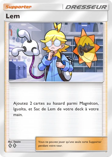 Carte Pokémon Lem de l'extension Booster de Luxe Méga