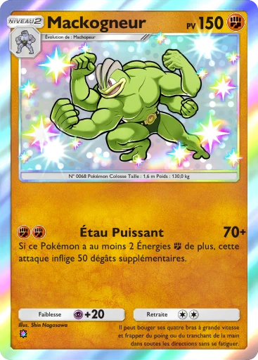 Carte Pokémon Mackogneur de l'extension Gardiens Astraux