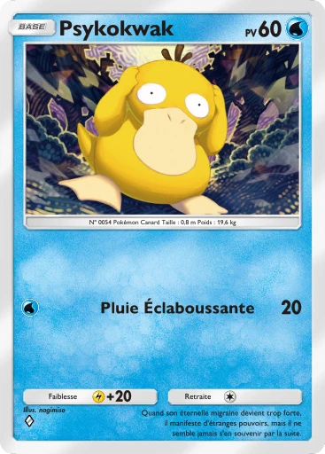 Carte Pokémon Psykokwak de l'extension Méga-Ascension