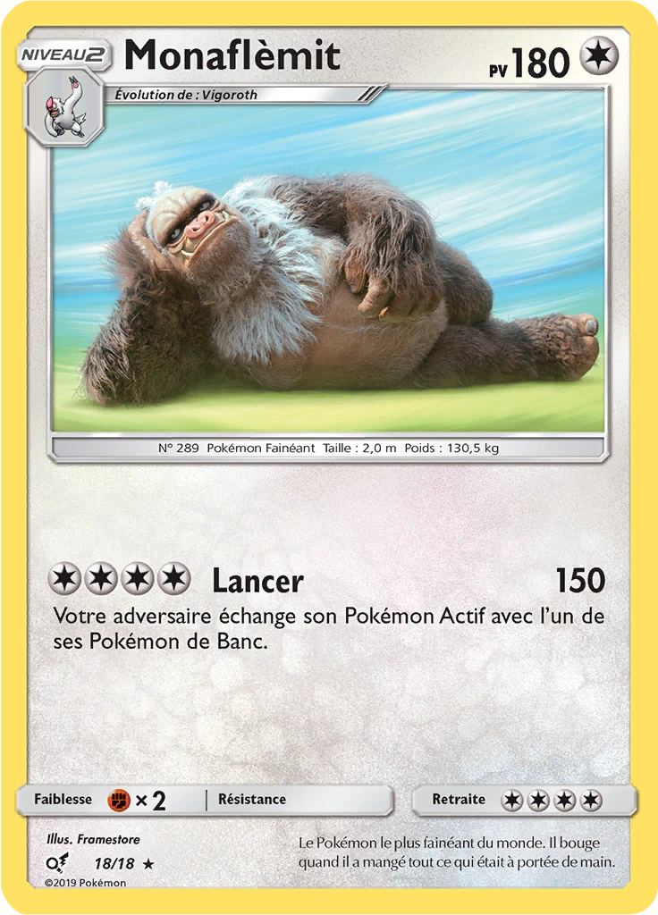 Carte Pokémon Monaflèmit de l'extension Détective Pikachu