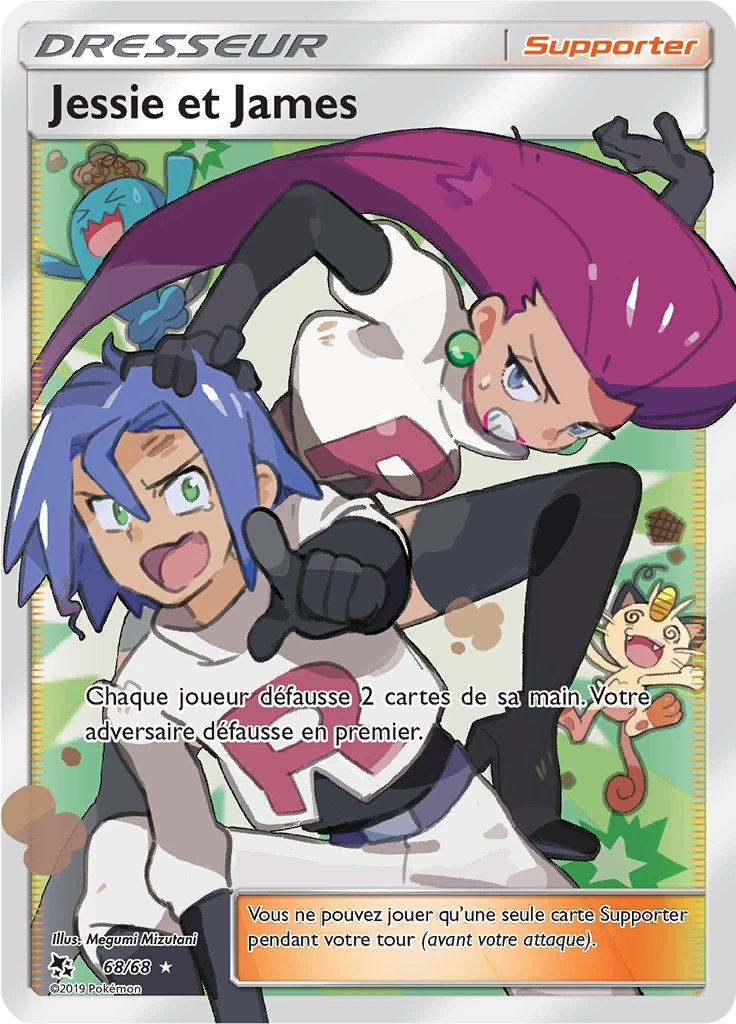 Carte Pokémon Jessie et James de l'extension Destinées Occultes