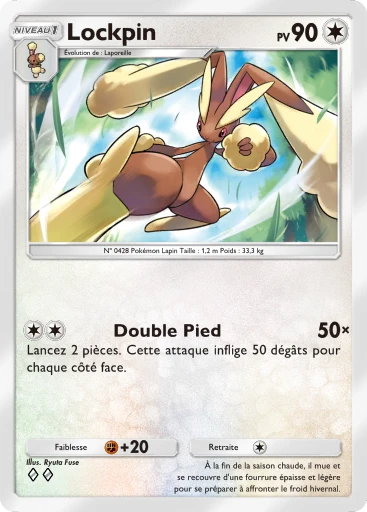 Carte Pokémon Lockpin de l'extension Embrasement Écarlate