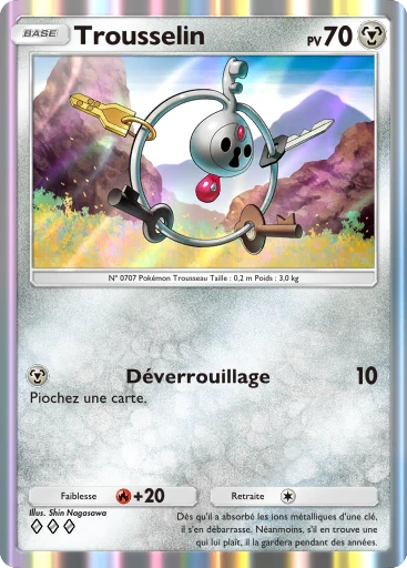 Carte Pokémon Trousselin de l'extension Gardiens Astraux