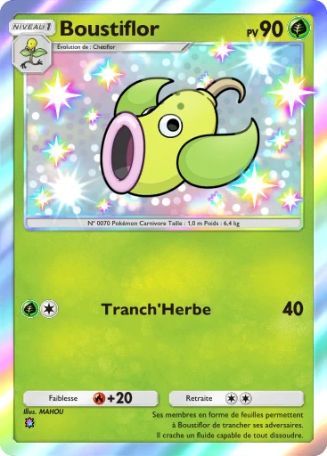 Carte Pokémon Boustiflor de l'extension Méga-Ascension