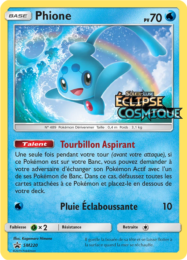 Carte Pokémon Phione de l'extension Promo SM