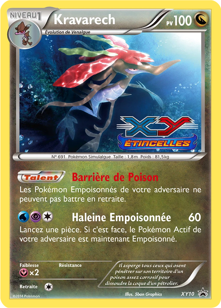 Carte Pokémon Kravarech de l'extension Promo XY