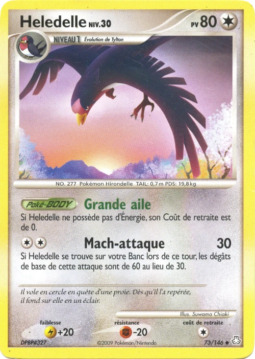 Carte Pokémon Hélédelle de l'extension Éveil des Légendes