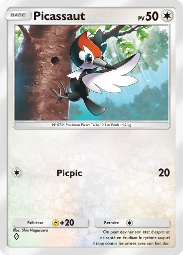 Carte Pokémon Picassaut de l'extension Gardiens Astraux