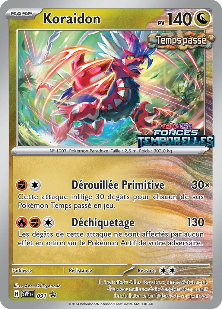 Carte Pokémon Koraidon de l'extension SVP Black Star Promos