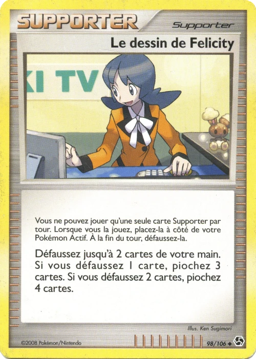 Carte Pokémon Le dessin de Felicity de l'extension Duels au Sommets