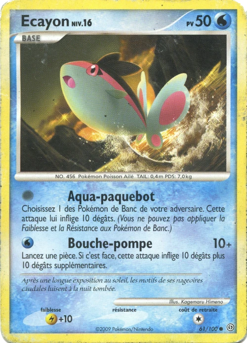 Carte Pokémon Écayon de l'extension Tempête