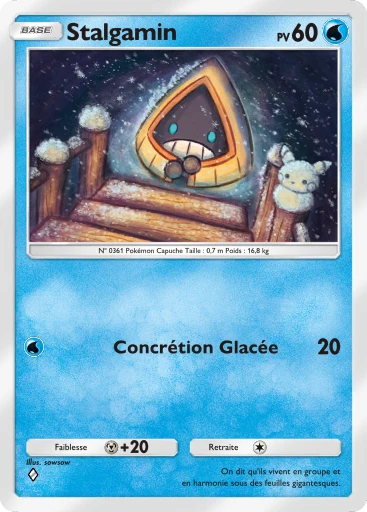 Carte Pokémon Stalgamin de l'extension Lumière Triomphale