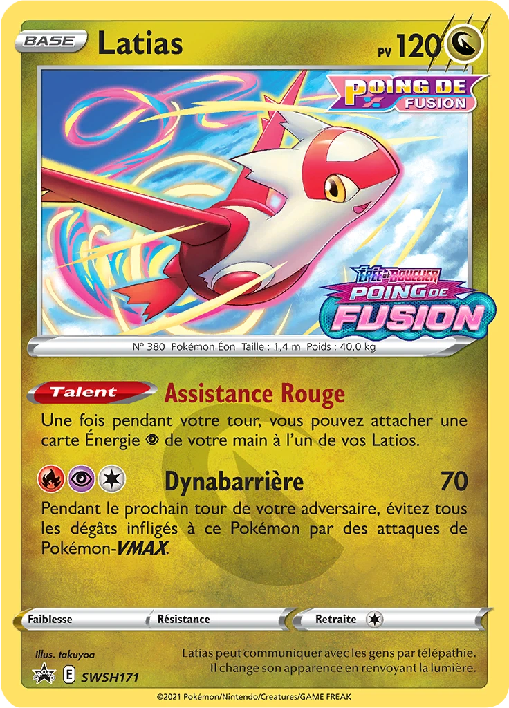 Carte Pokémon Latias de l'extension Promo SWSH