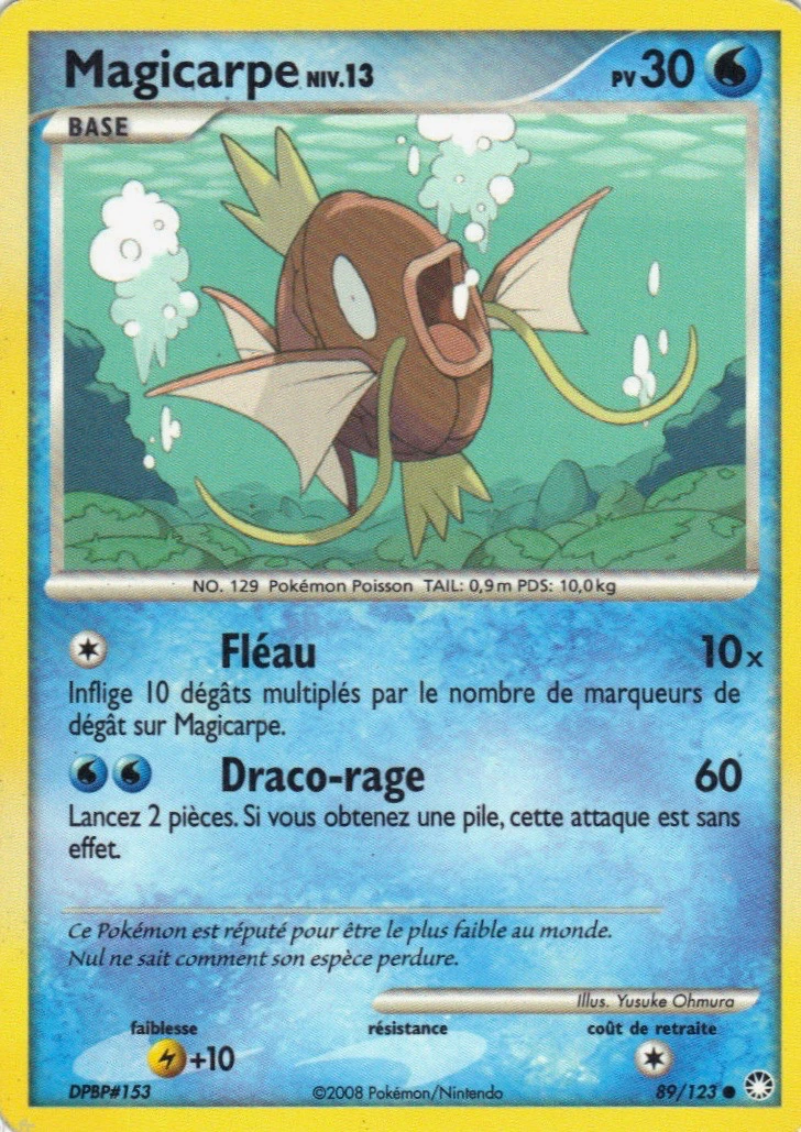Carte Pokémon Magicarpe de l'extension Trésors Mystérieux