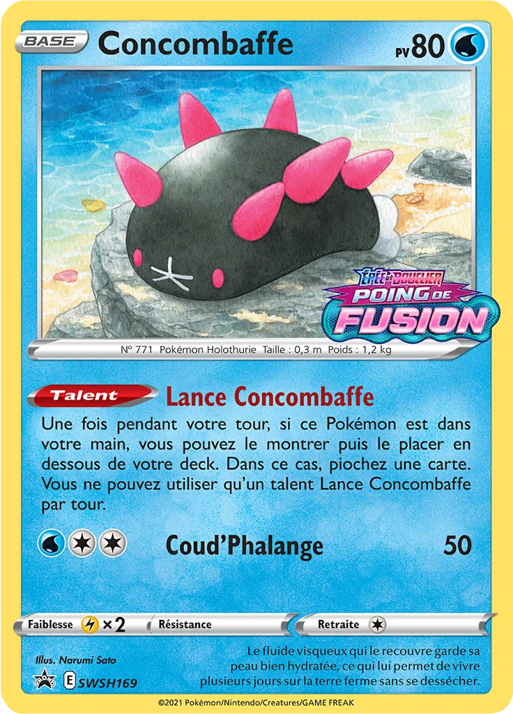 Carte Pokémon Concombaffe de l'extension Promo SWSH