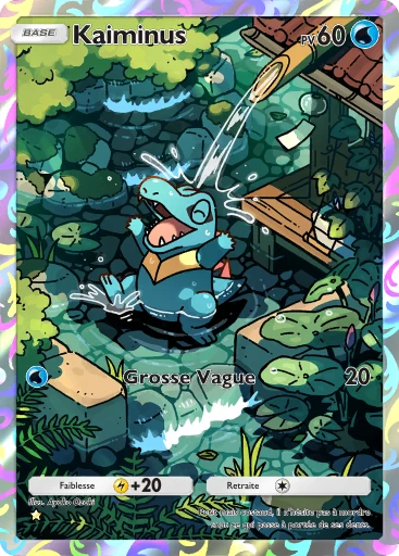 Carte Pokémon Kaiminus de l'extension Sagesse entre Ciel et Mer