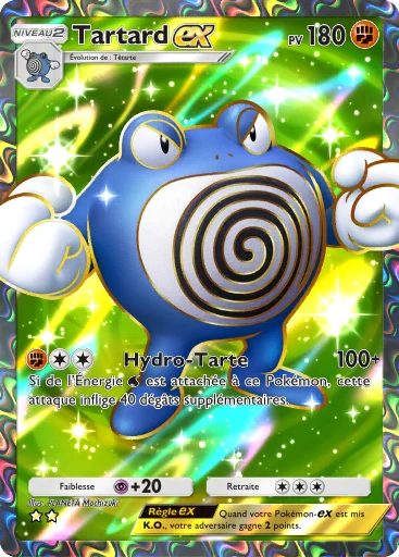 Carte Pokémon Tartard-ex de l'extension Source Secrète