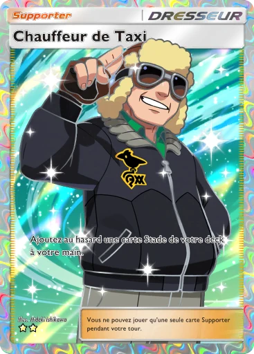 Carte Pokémon Chauffeur de Taxi de l'extension Aura Palpitante