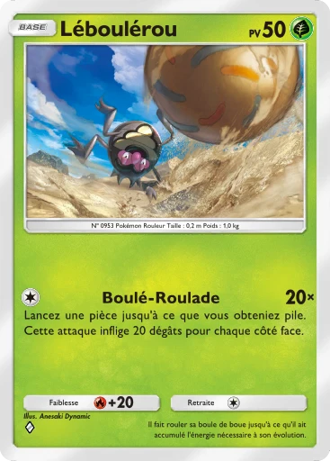 Carte Pokémon Léboulérou de l'extension Merveilles de Paldea