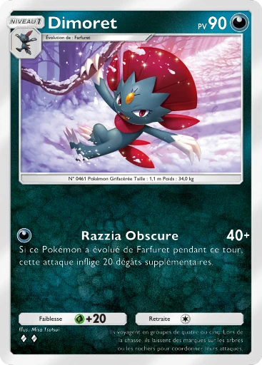 Carte Pokémon Dimoret de l'extension Propulsion Paradoxe