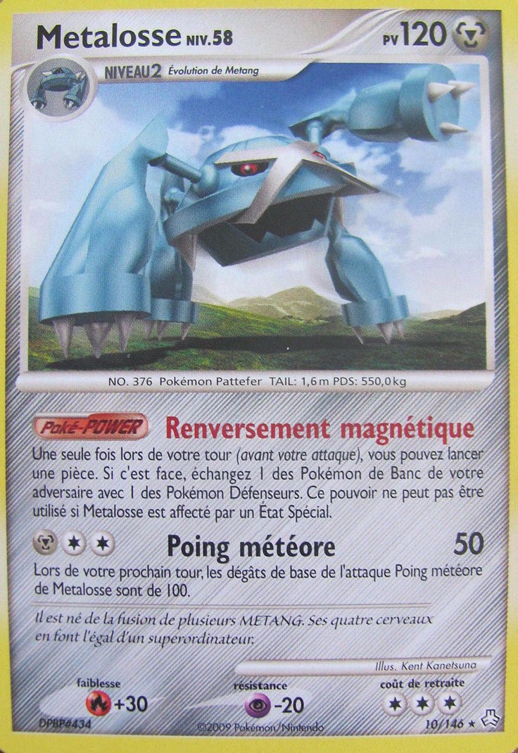 Carte Pokémon Métalosse de l'extension Éveil des Légendes