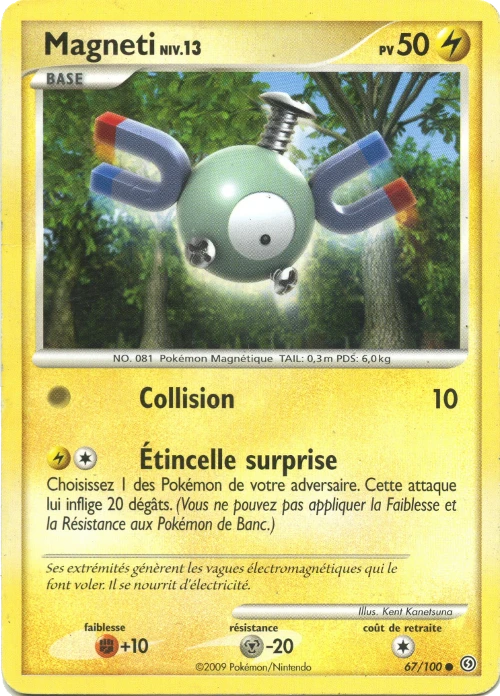 Carte Pokémon Magnéti de l'extension Tempête