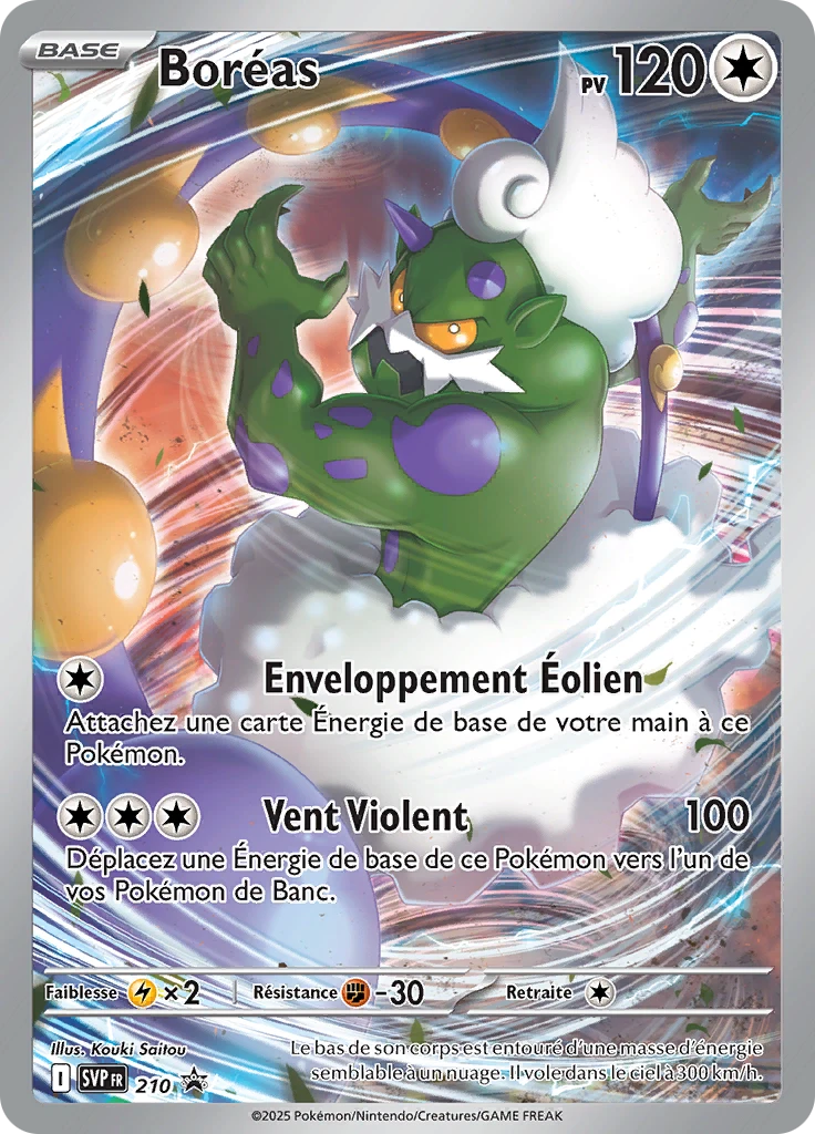 Carte Pokémon Boréas de l'extension SVP Black Star Promos