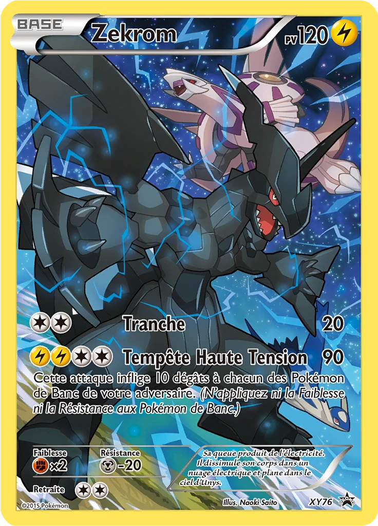 Carte Pokémon Zekrom de l'extension Promo XY