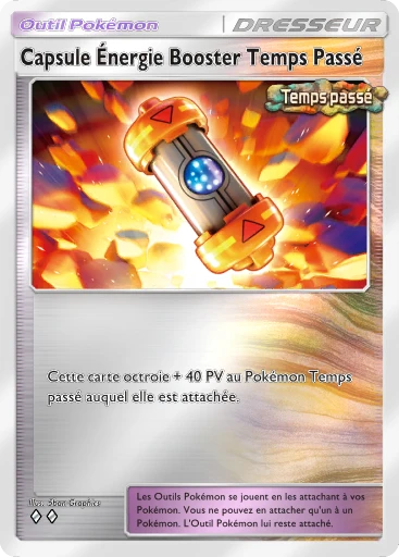 Carte Pokémon Capsule Énergie Booster Temps Passé de l'extension Booster de Luxe Méga