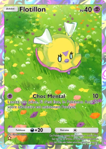 Carte Pokémon Flotillon de l'extension Propulsion Paradoxe