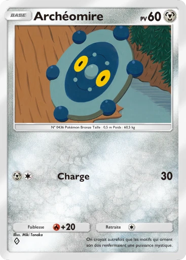 Carte Pokémon Archéomire de l'extension Choc Spatio-Temporel