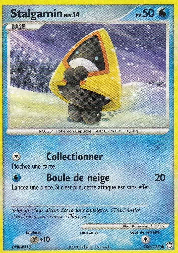Carte Pokémon Stalgamin de l'extension Trésors Mystérieux