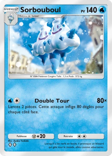 Carte Pokémon Sorbouboul de l'extension La Clairière d'Évoli