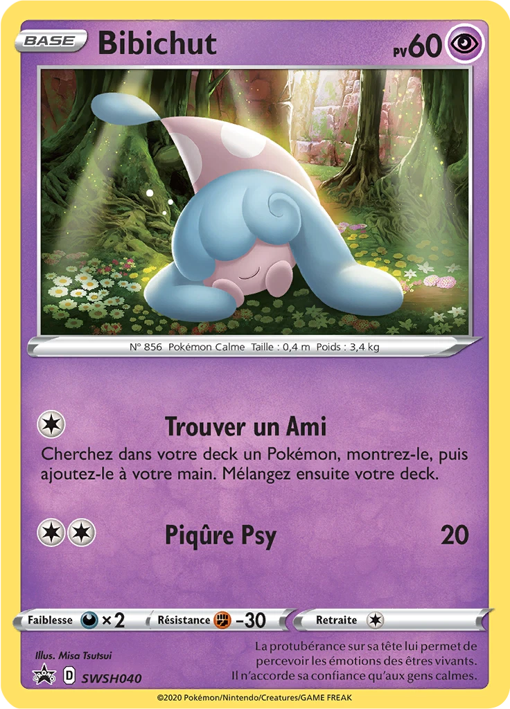 Carte Pokémon Bibichut de l'extension Promo SWSH