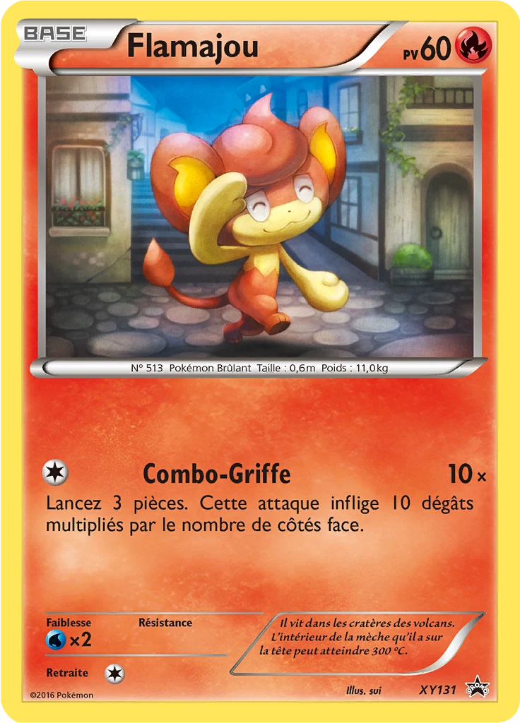 Carte Pokémon Flamajou de l'extension Promo XY