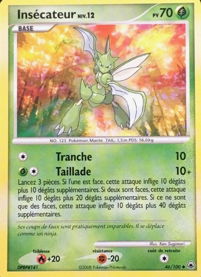 Carte Pokémon Insécateur de l'extension Aube Majestueuse