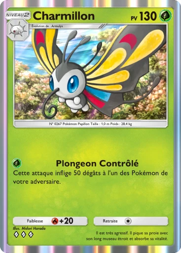 Carte Pokémon Charmillon de l'extension Méga-Ascension