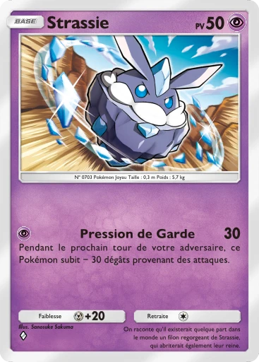 Carte Pokémon Strassie de l'extension Méga-Ascension