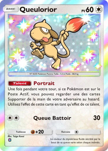 Carte Pokémon Queulorior de l'extension Domination Céleste