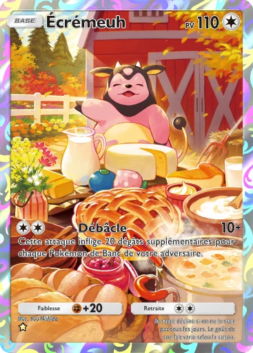 Carte Pokémon Écrémeuh de l'extension Méga-Rayonnement