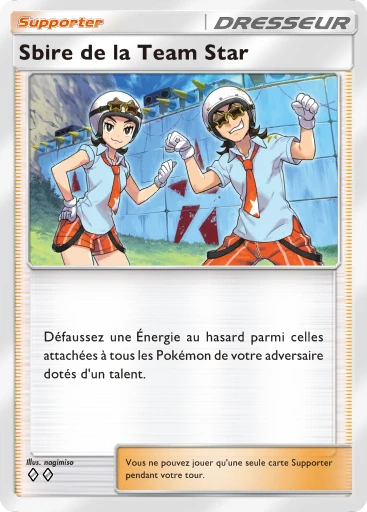 Carte Pokémon Sbire de la Team Star de l'extension Merveilles de Paldea