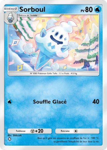 Carte Pokémon Sorboul de l'extension Parade Onirique