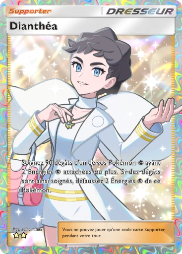 Carte Pokémon Dianthéa de l'extension Parade Onirique